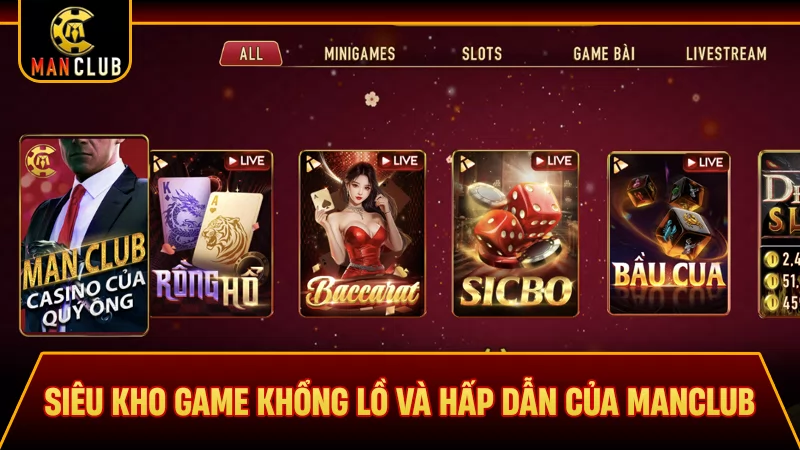 Siêu kho game khổng lồ và hấp dẫn của Manclub